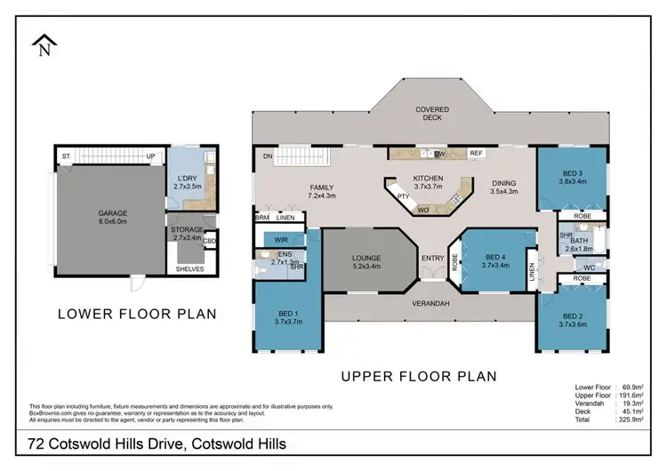 Floorplan of Homely rural property listing, 72 Cotswold Hills Drive, Cotswold Hills QLD 4350