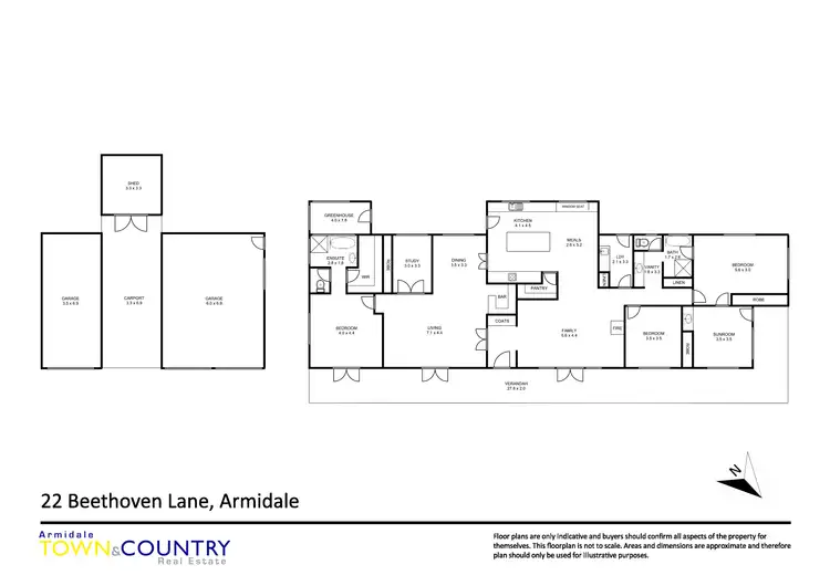 Floorplan of Homely rural property listing, 22 Beethoven Lane, Armidale NSW 2350