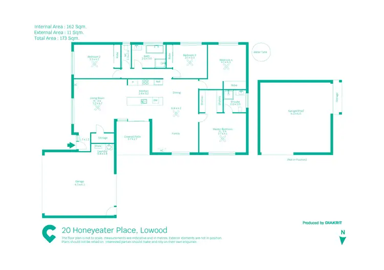 Floorplan of Homely house listing, 20 Honeyeater Place, Lowood QLD 4311