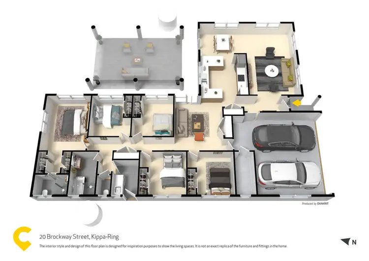 Floorplan of Homely house listing, 20 Brockway Street, Kippa-Ring QLD 4021