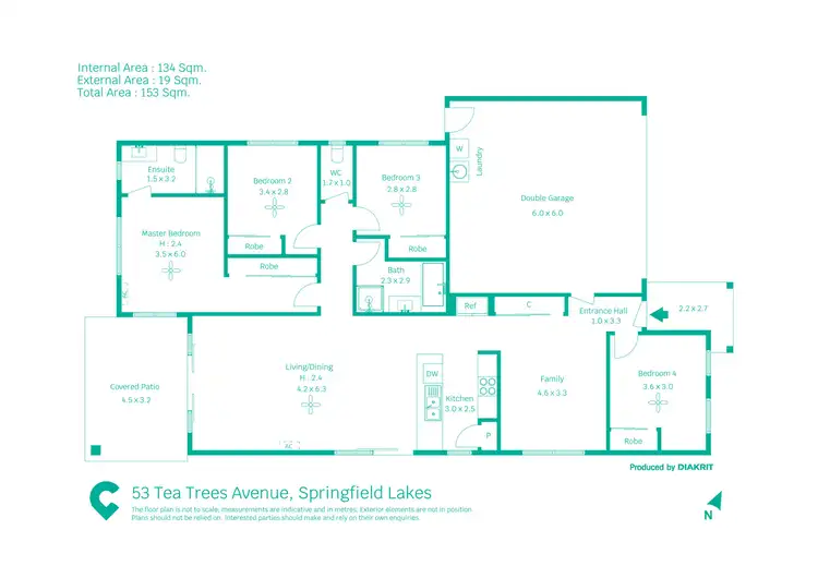 Floorplan of Homely house listing, 53 Tea Trees Avenue, Springfield Lakes QLD 4300