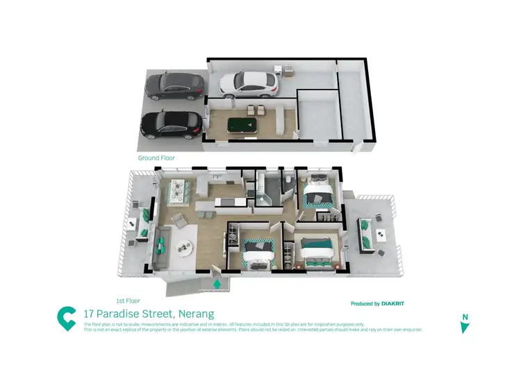 Floorplan of Homely house listing, Z17 Paradise Street, Nerang QLD 4211