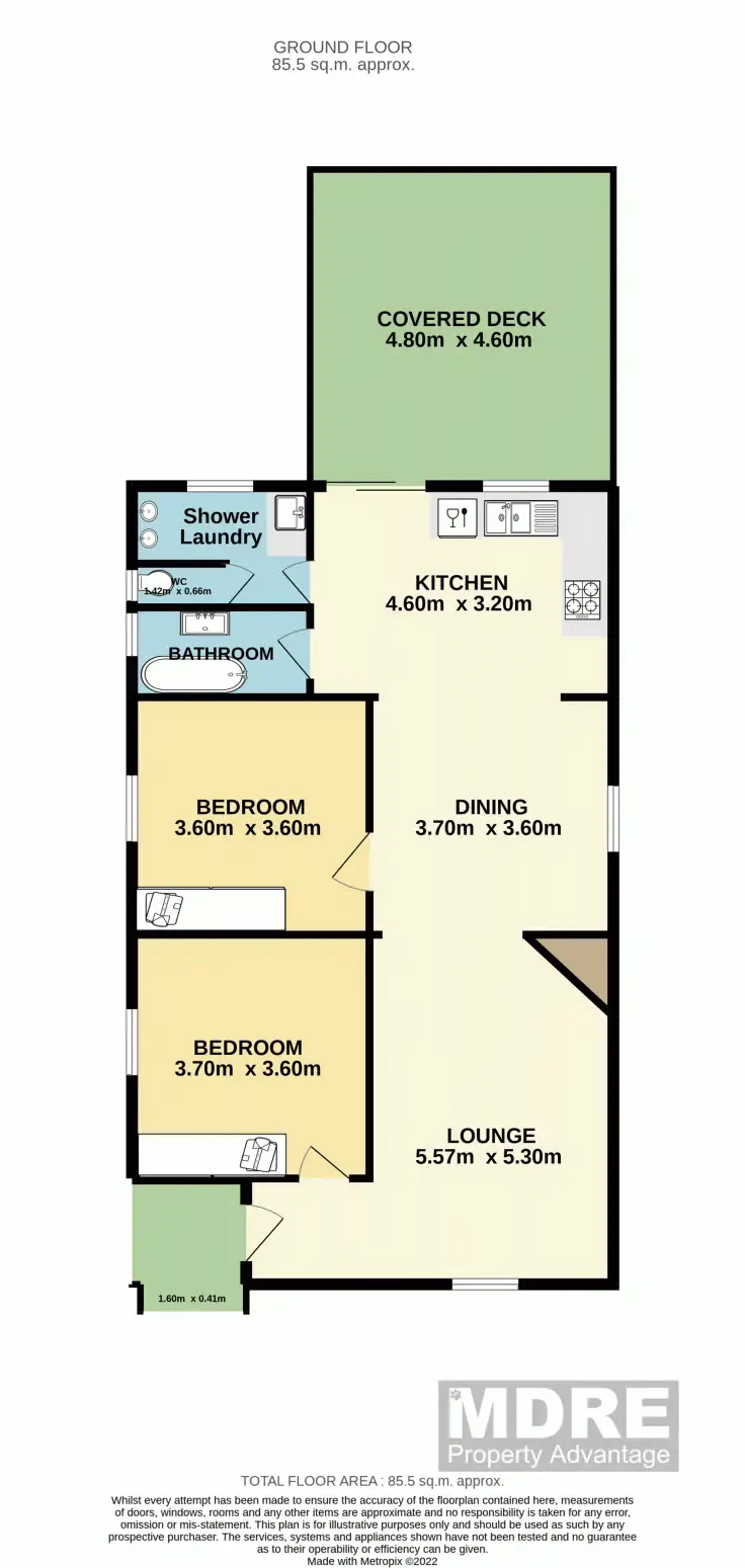 Floorplan of Homely house listing, 14 Rawson Street, Mayfield NSW 2304