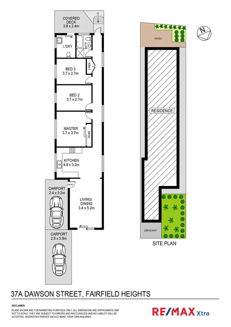 Floorplan of Homely house listing, 37A Dawson Street, Fairfield Heights NSW 2165