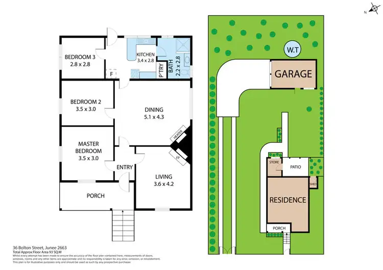 Floorplan of Homely house listing, 36 Bolton Street, Junee NSW 2663