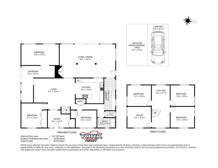 Floorplan of Homely house listing, 9 Treeline Drive, Gowrie Junction QLD 4352
