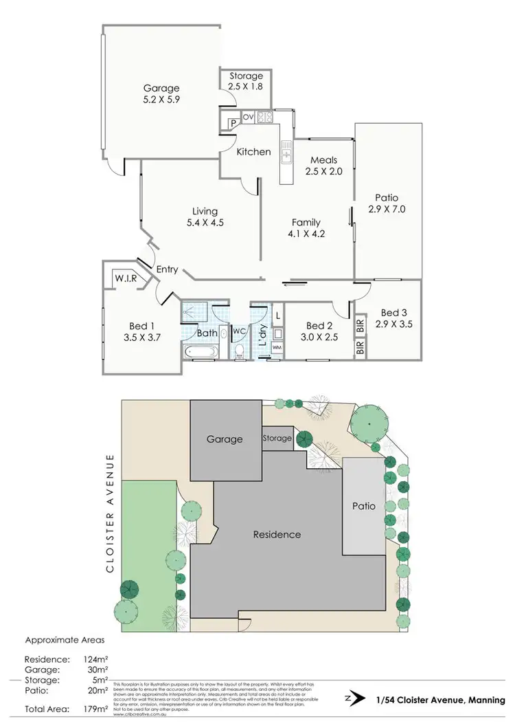 Floorplan of Homely house listing, 1/54 Cloister Avenue, Manning WA 6152