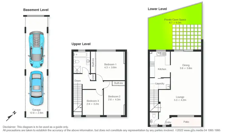 Floorplan of Homely townhouse listing, 33/114-118 Crimea Road, Marsfield NSW 2122
