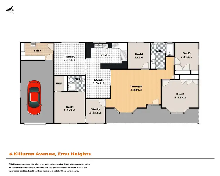 Floorplan of Homely house listing, 6 Killuran Avenue, Emu Heights NSW 2750