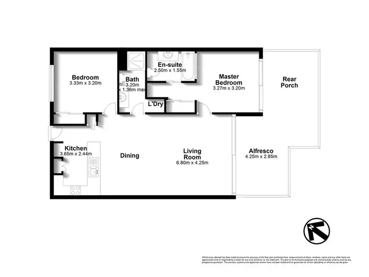 Floorplan of Homely unit listing, 1107/1a Mungar Street, Maroochydore QLD 4558