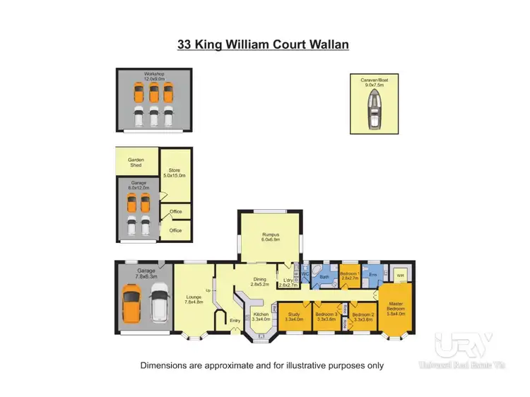 Floorplan of Homely house listing, 33 King William Court, Wallan VIC 3756