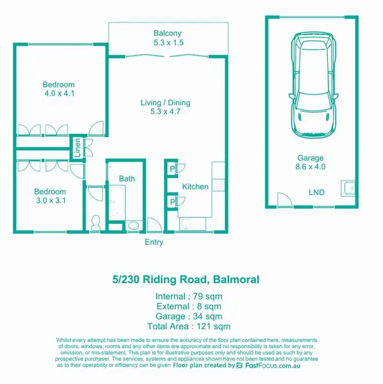 Floorplan of Homely unit listing, 5/230 Riding Road, Balmoral QLD 4171