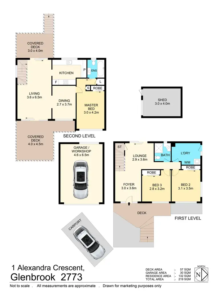 Floorplan of Homely house listing, 1 Alexandra Crescent, Glenbrook NSW 2773