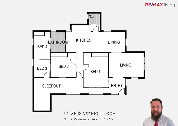 Floorplan of Homely house listing, 77 Seib Street, Kilcoy QLD 4515