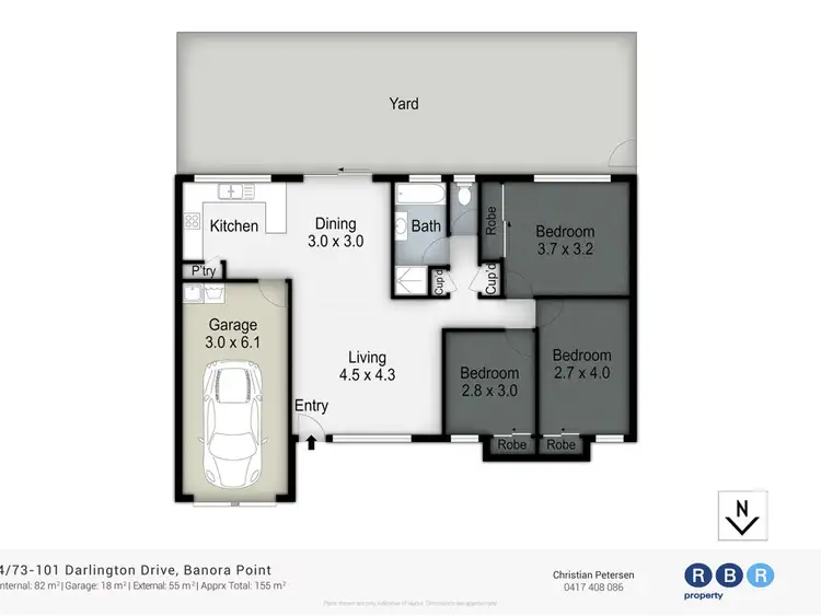 Floorplan of Homely villa listing, 4/73 Darlington Drive, Banora Point NSW 2486