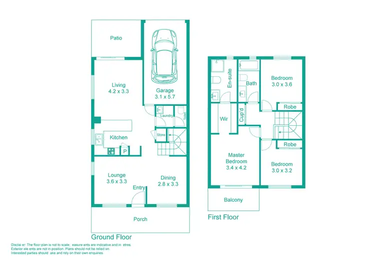 Floorplan of Homely townhouse listing, 11/33 Moriarty Place, Bald Hills QLD 4036