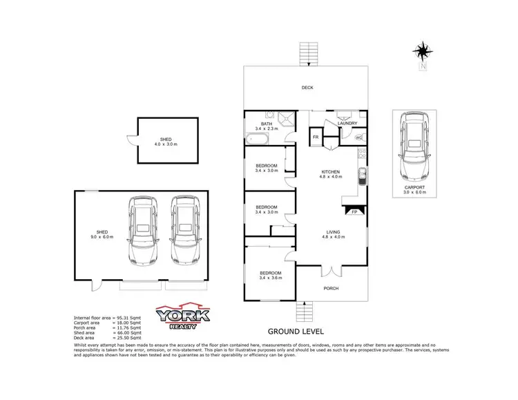 Floorplan of Homely house listing, 7 Hirst Street, Greenmount QLD 4359