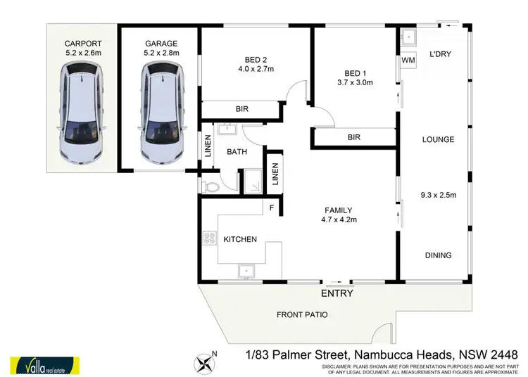 Floorplan of Homely house listing, 1/83 Palmer Street, Nambucca Heads NSW 2448