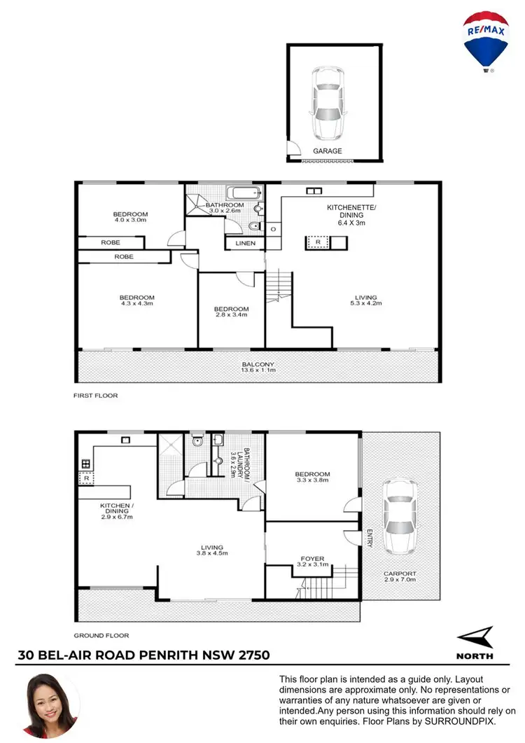 Floorplan of Homely house listing, 30 BEL-AIR ROAD, Penrith NSW 2750