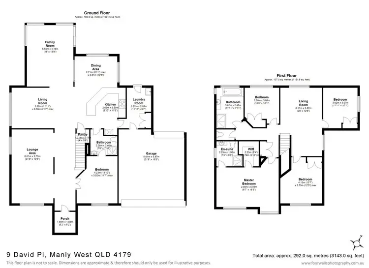 Floorplan of Homely house listing, 9 David Place, Manly West QLD 4179