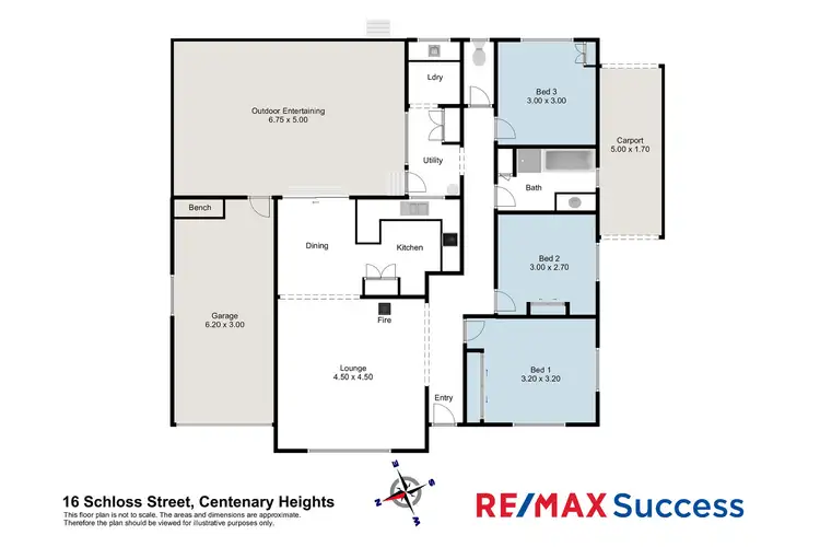 Floorplan of Homely house listing, 16 Schloss Street, Centenary Heights QLD 4350