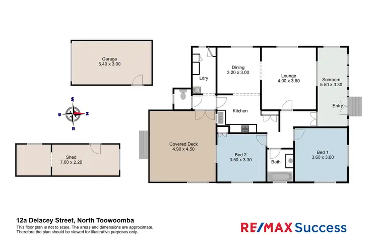 Floorplan of Homely house listing, 12A Delacey Street, North Toowoomba QLD 4350