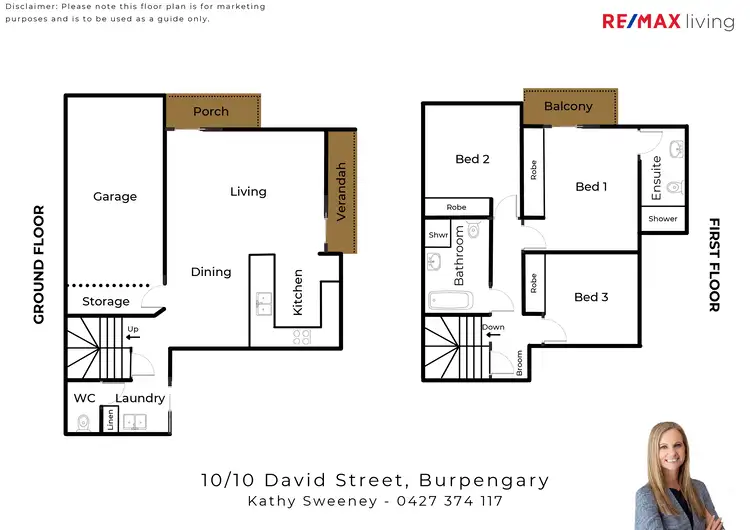Floorplan of Homely townhouse listing, 10/10 David Street, Burpengary QLD 4505
