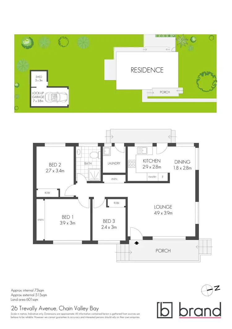 Floorplan of Homely house listing, 26 Trevally Avenue, Chain Valley Bay NSW 2259
