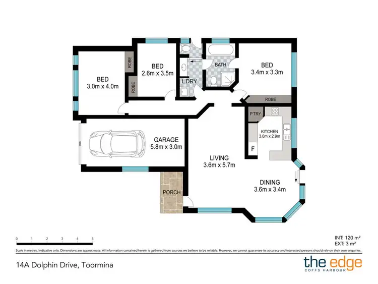 Floorplan of Homely house listing, 14A Dolphin Drive, Toormina NSW 2452