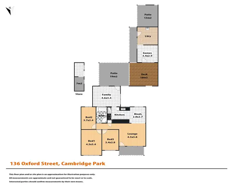 Floorplan of Homely house listing, 136 Oxford Street, Cambridge Park NSW 2747