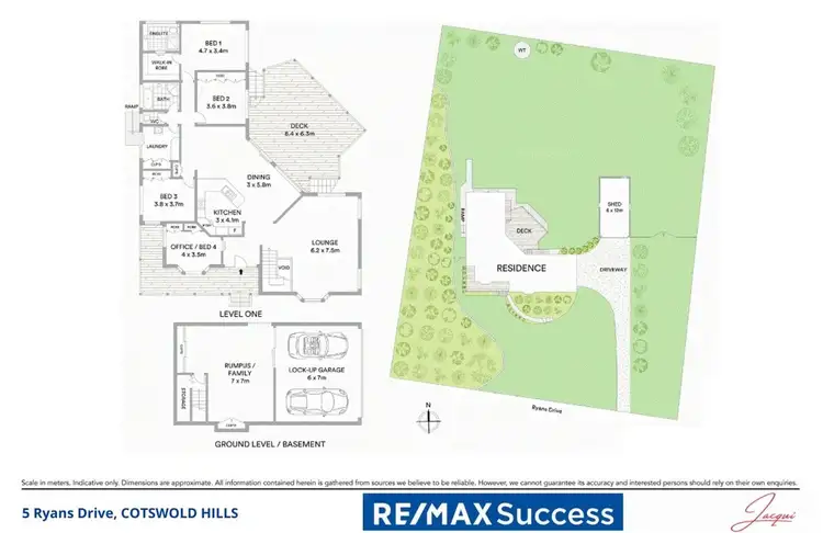 Floorplan of Homely house listing, 5 Ryans Drive, Cotswold Hills QLD 4350