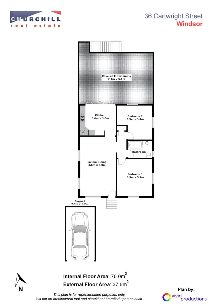 Floorplan of Homely house listing, 36 Cartwright St, Windsor QLD 4030