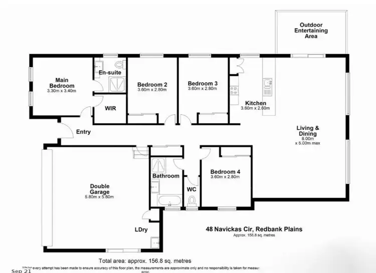 Floorplan of Homely house listing, 48 Navickas Circuit, Redbank Plains QLD 4301