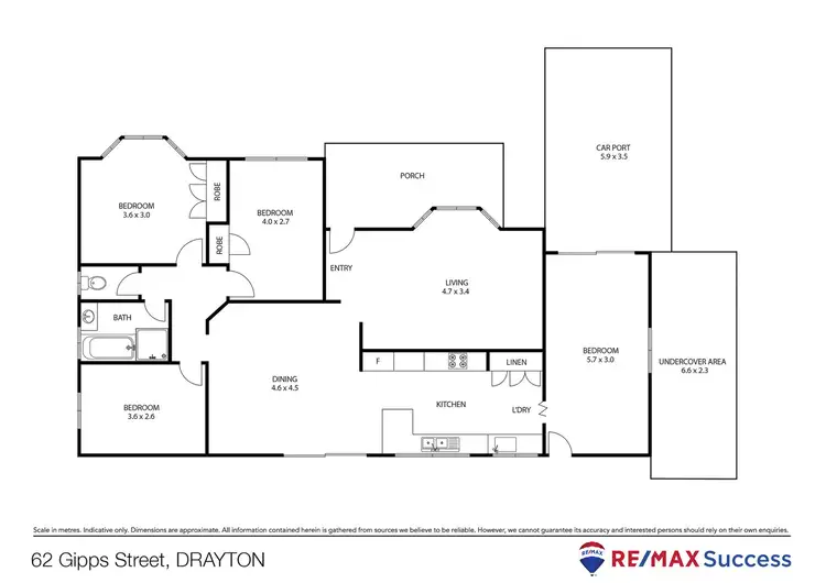 Floorplan of Homely house listing, 62 Gipps Street, Drayton QLD 4350