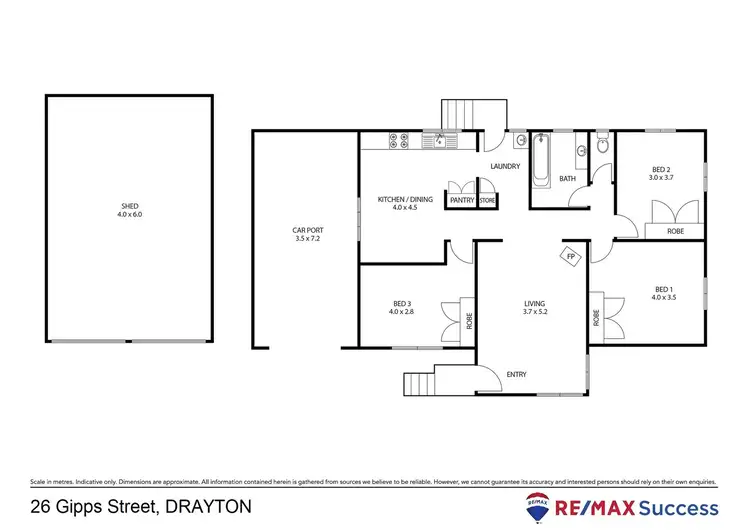 Floorplan of Homely house listing, 26 Gipps Street, Drayton QLD 4350