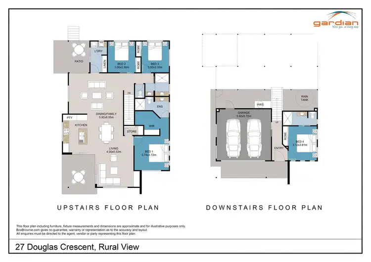 Floorplan of Homely house listing, 27 Douglas Crescent, Rural View QLD 4740