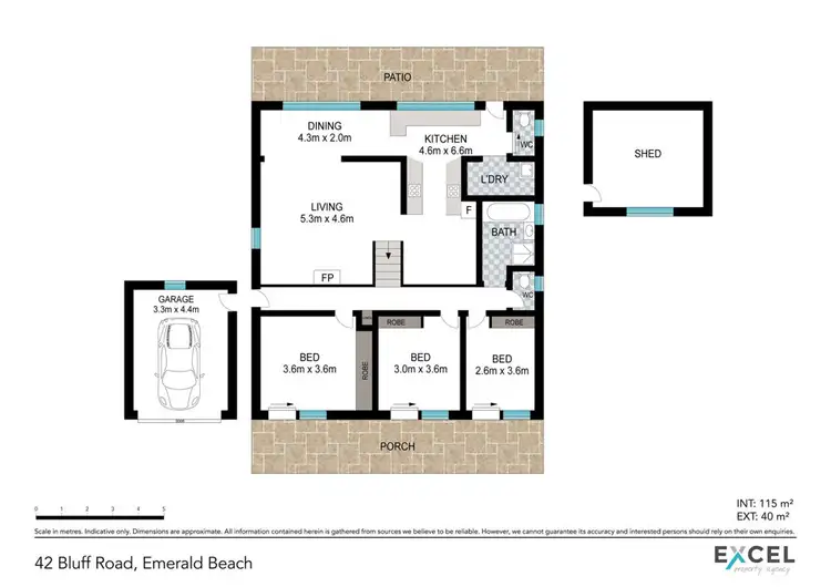Floorplan of Homely house listing, 42 Bluff Road, Emerald Beach NSW 2456