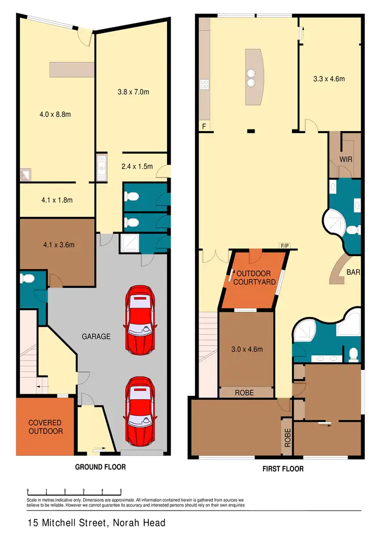 Floorplan of Homely house listing, 15 Mitchell Street, Norah Head NSW 2263