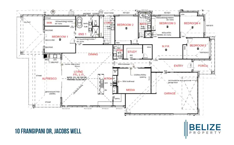 Floorplan of Homely house listing, 10 Frangipani Court, Jacobs Well QLD 4208