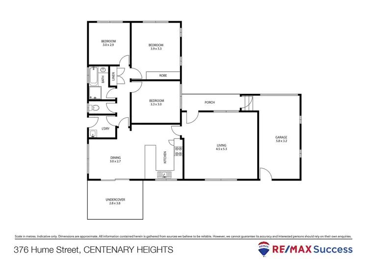 Floorplan of Homely house listing, 376 Hume Street, Centenary Heights QLD 4350