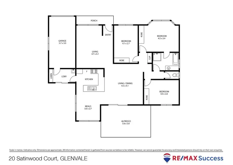 Floorplan of Homely house listing, 20 Satinwood Court, Glenvale QLD 4350