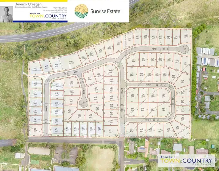 Floorplan of Homely land listing, Lot 42 The Sunrise Estate, Armidale NSW 2350