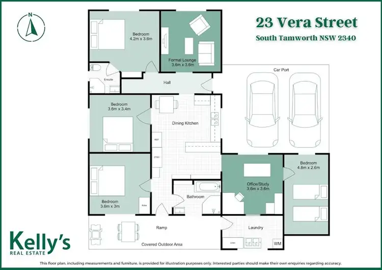 Floorplan of Homely house listing, 23 Vera Street, South Tamworth NSW 2340
