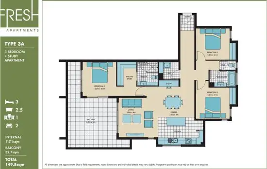 Floorplan of Homely unit listing, 45/29 Alpha St, Taringa QLD 4068