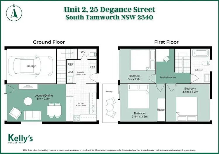 Floorplan of Homely house listing, 2/25 Degance Street, South Tamworth NSW 2340