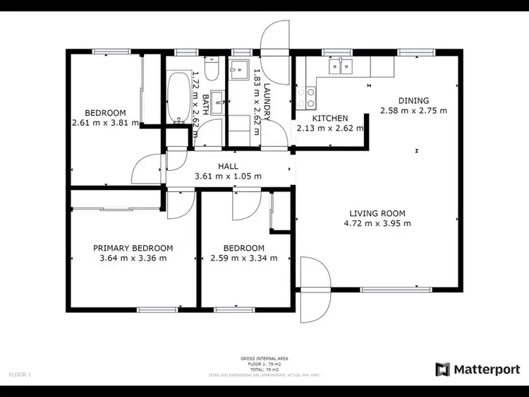 Floorplan of Homely house listing, 58 Hobbs Crescent, Toormina NSW 2452