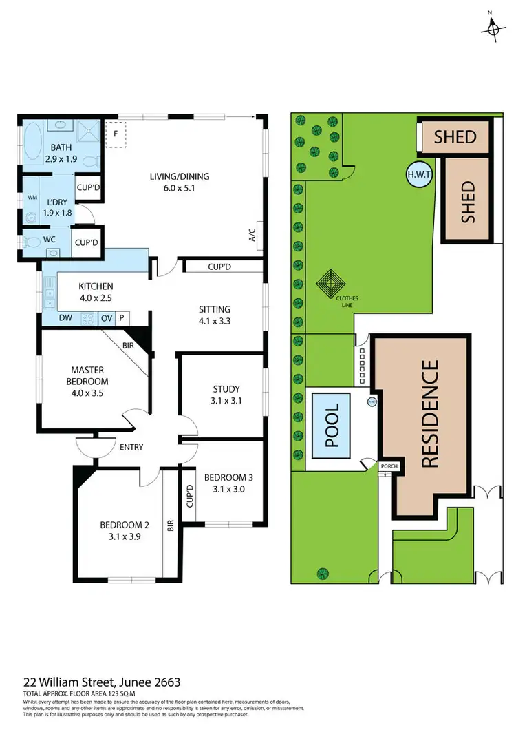 Floorplan of Homely house listing, 22 William Street, Junee NSW 2663