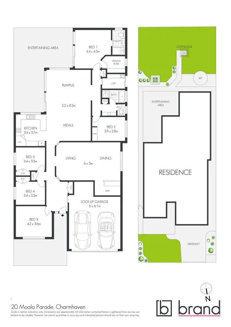Floorplan of Homely house listing, 20 Moala Parade, Charmhaven NSW 2263
