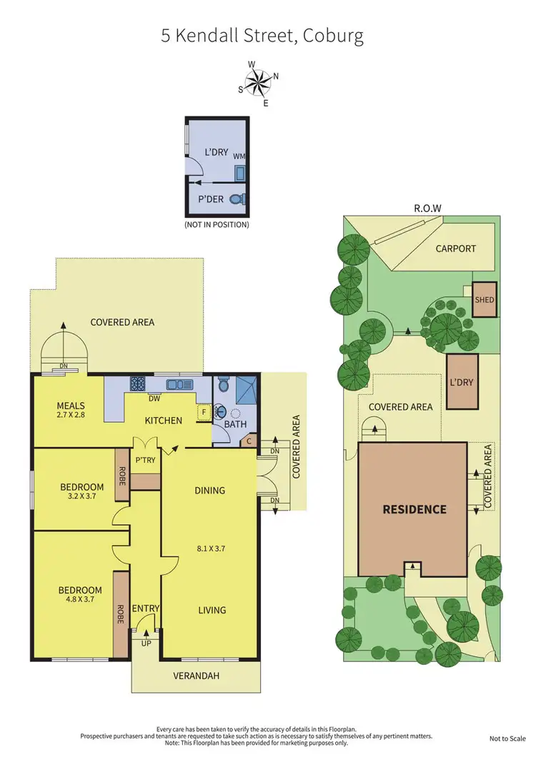 Floorplan of Homely house listing, 5 Kendall Street, Coburg VIC 3058