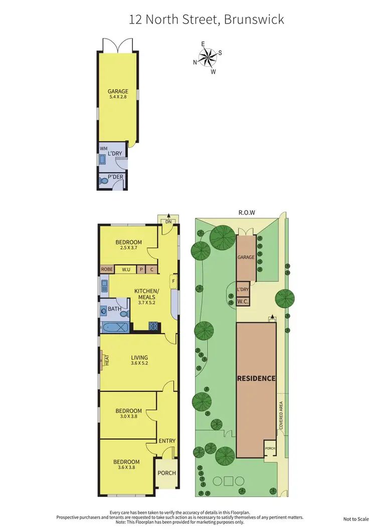 Floorplan of Homely house listing, 12 North Street, Brunswick VIC 3056